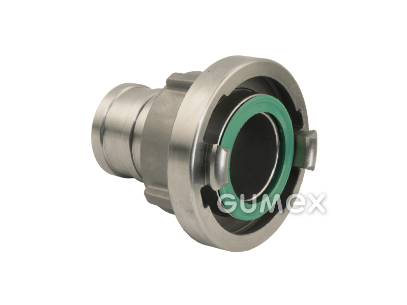 STORZ-AGRO Saug- und Druckkupplung Typ C, Hals 52mm, 16bar, Dichtung Viton, Edelstahl, 
